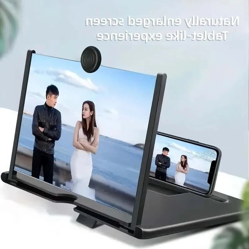 【Local Stock Fast Shipping】14‘’ 12" 10‘’ 2 in 1 Mobile Phone Magnifier - Ultra-HD Screen Magnifier for Easy TV Viewing Orientation for Landscapes Use Eye Protection Full-Screen Mobile Phone Magnification
