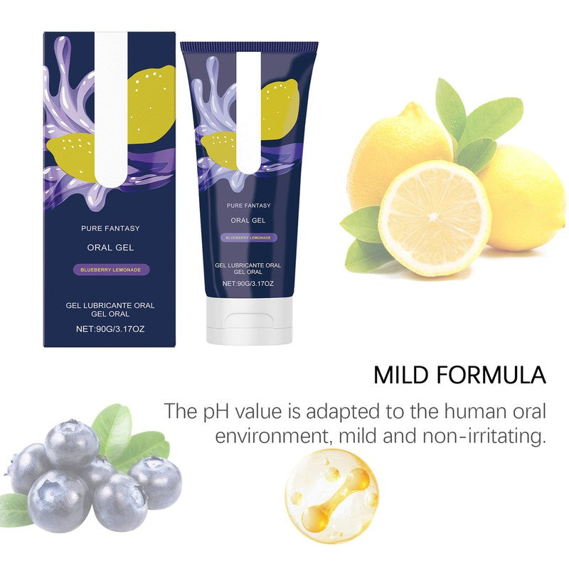 1-3PCS Pure Romance- GREAT HEAD- Oral Gel- Blueberry Lemonade- Relax Gag Reflex, New and Sealed!