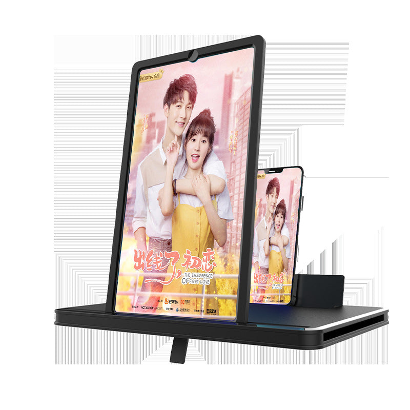 【Local Stock Fast Shipping】14‘’ 12" 10‘’ 2 in 1 Mobile Phone Magnifier - Ultra-HD Screen Magnifier for Easy TV Viewing Orientation for Landscapes Use Eye Protection Full-Screen Mobile Phone Magnification