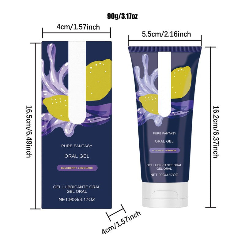 1-3PCS Pure Romance- GREAT HEAD- Oral Gel- Blueberry Lemonade- Relax Gag Reflex, New and Sealed!