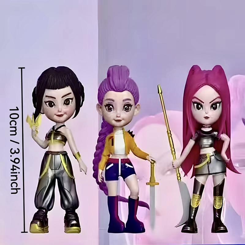 6-Piece Figurine Set – Anime Model Toy Decorations, perfect for home collections and office desk display. An excellent gift choice for Christmas and New Year.