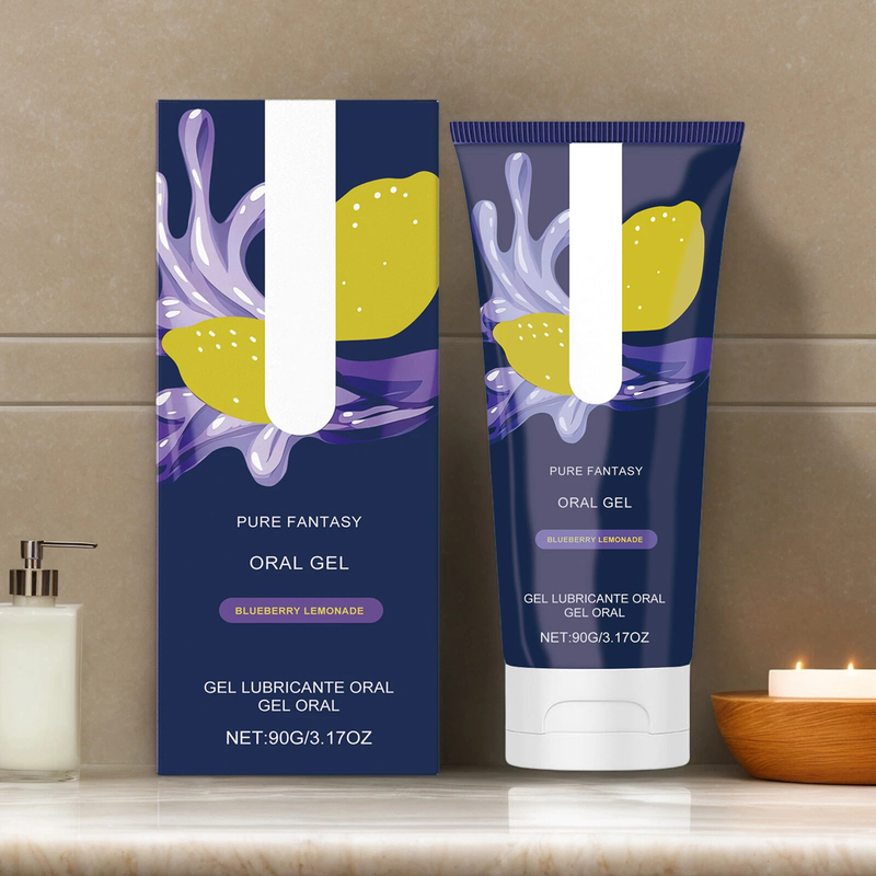 1-3PCS Pure Romance- GREAT HEAD- Oral Gel- Blueberry Lemonade- Relax Gag Reflex, New and Sealed!