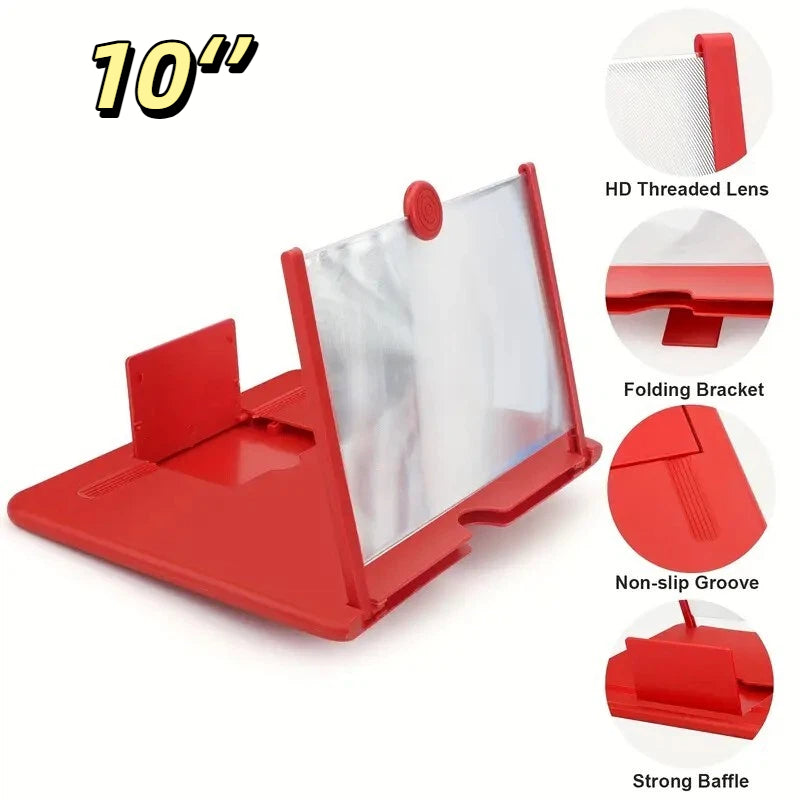 【Local Stock Fast Shipping】14‘’ 12" 10‘’ 2 in 1 Mobile Phone Magnifier - Ultra-HD Screen Magnifier for Easy TV Viewing Orientation for Landscapes Use Eye Protection Full-Screen Mobile Phone Magnification