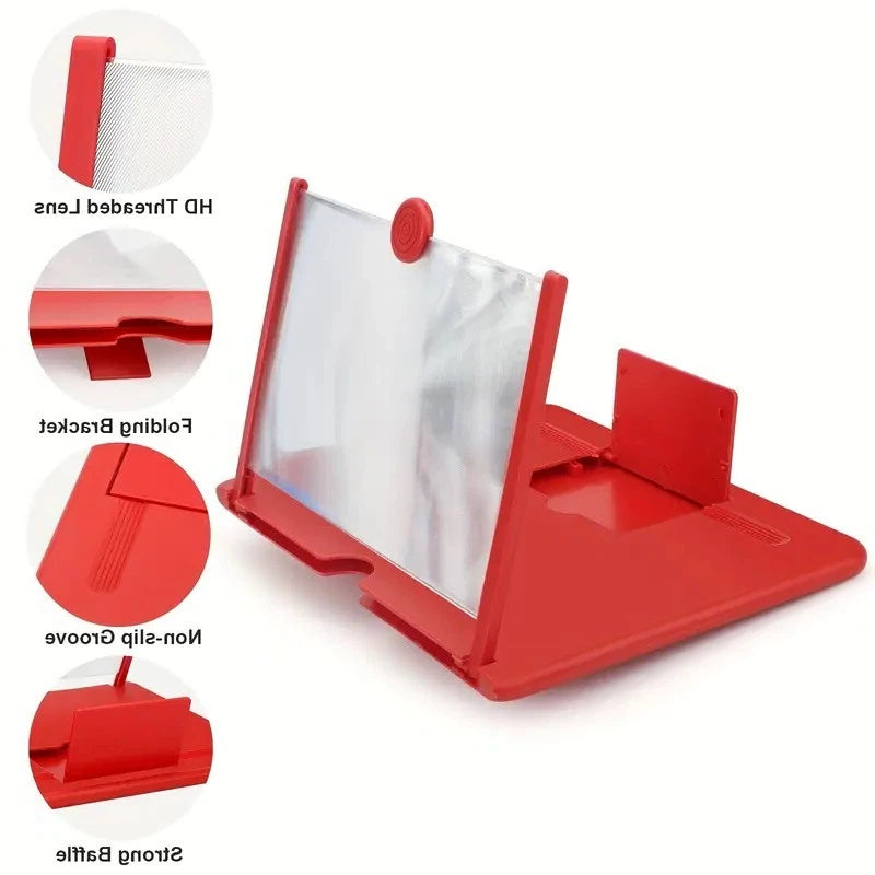 【Local Stock Fast Shipping】14‘’ 12" 10‘’ 2 in 1 Mobile Phone Magnifier - Ultra-HD Screen Magnifier for Easy TV Viewing Orientation for Landscapes Use Eye Protection Full-Screen Mobile Phone Magnification