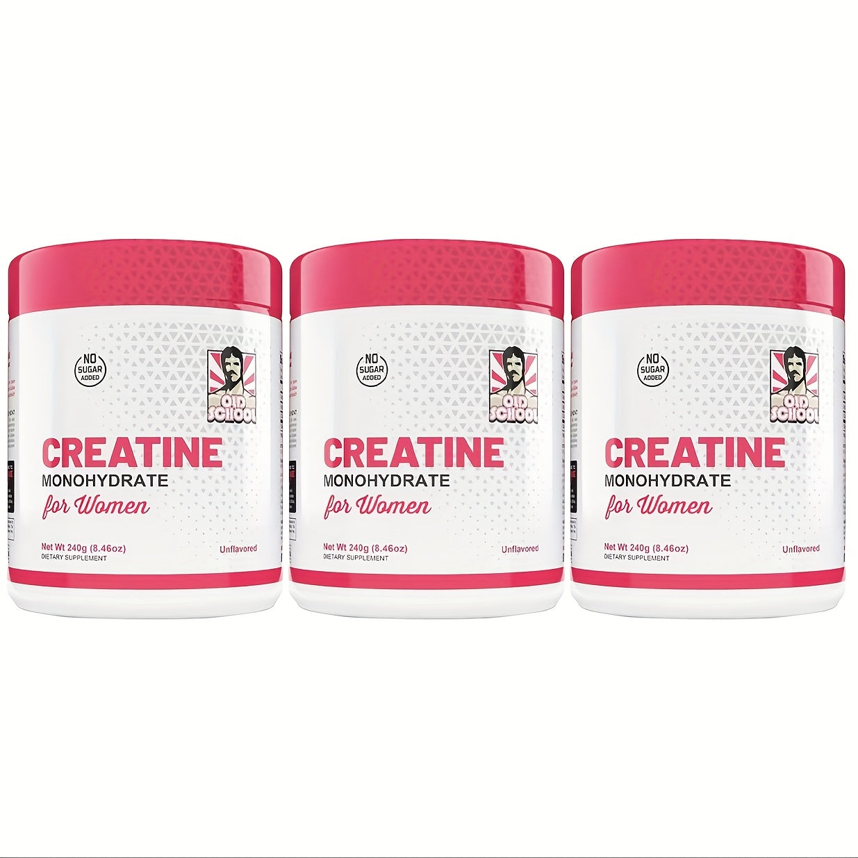 【Local Stock】Women's Premium Creatine Monhydrate And Collagen+BCAA Blend-Muscle Support, Hair&Nails Strength, 30 Servings, No Sugar, No Artificial Additives, Dietary Supplement, 8.46oz