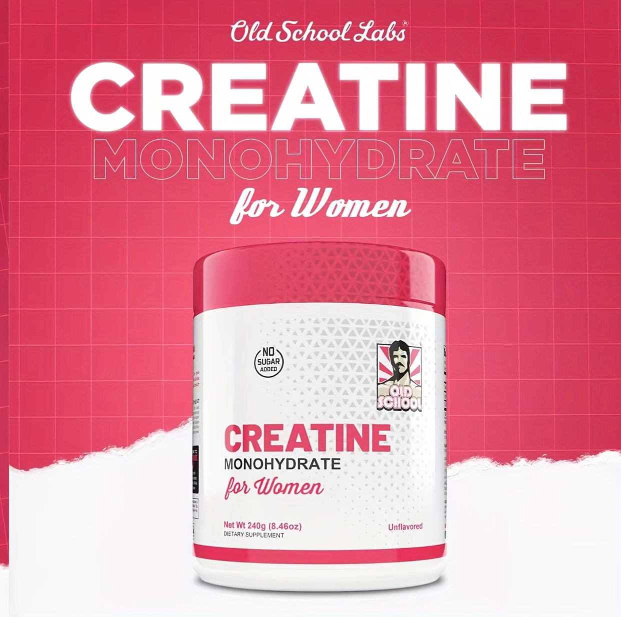 【Local Stock】Women's Premium Creatine Monhydrate And Collagen+BCAA Blend-Muscle Support, Hair&Nails Strength, 30 Servings, No Sugar, No Artificial Additives, Dietary Supplement, 8.46oz