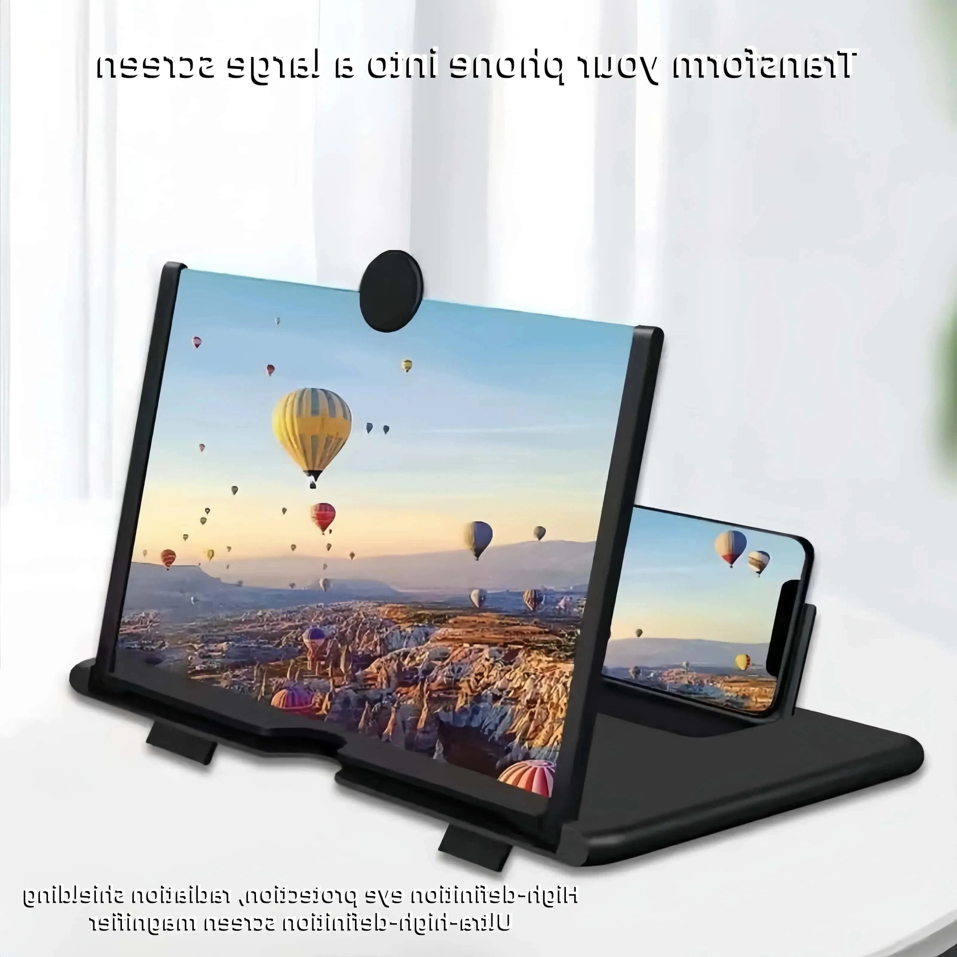 【Local Stock Fast Shipping】14‘’ 12" 10‘’ 2 in 1  Mobile Phone Magnifier - Ultra-HD Screen Magnifier for Easy TV Viewing Orientation for Landscapes Use Eye Protection Full-Screen Mobile Phone Magnification