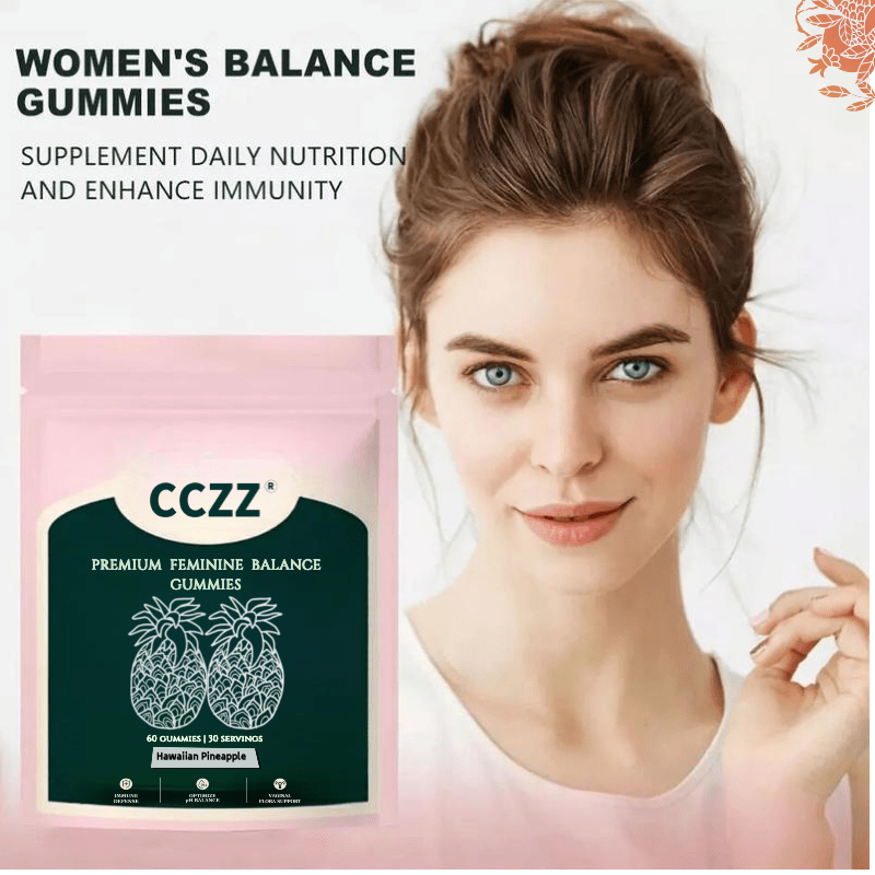 Feminine Balance Gummies for Women – Probiotic & Cranberry Support for pH Balance, Freshness & Vaginal Health ,, Feminine wellness Support
