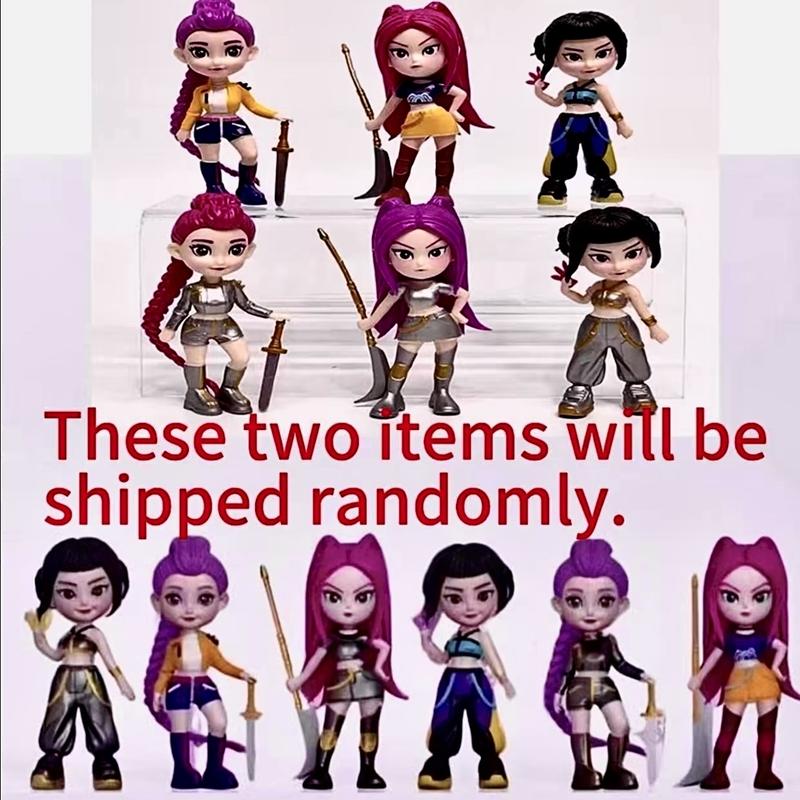 6-Piece Figurine Set – Anime Model Toy Decorations, perfect for home collections and office desk display. An excellent gift choice for Christmas and New Year.