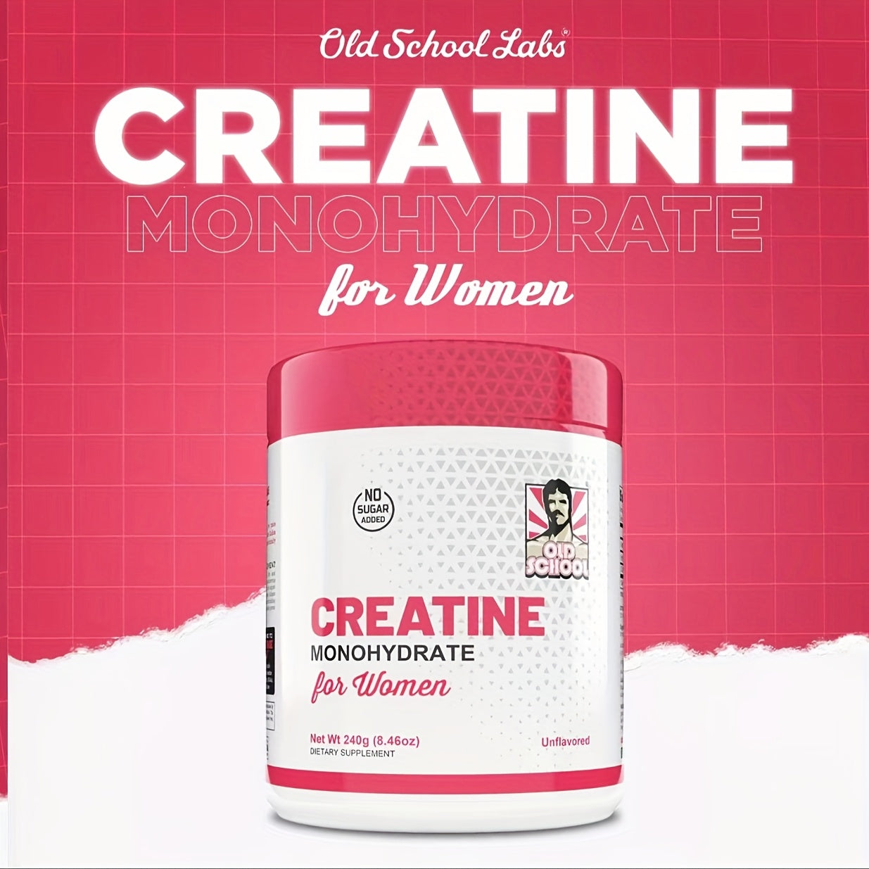【Local Stock】Women's Premium Creatine Monhydrate And Collagen+BCAA Blend-Muscle Support, Hair&Nails Strength, 30 Servings, No Sugar, No Artificial Additives, Dietary Supplement, 8.46oz