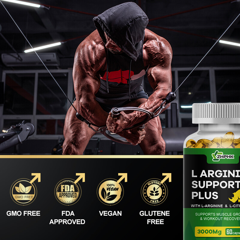 L-Arginine 3000mg Nitric Oxide,Testosterone Booster,Sperm Health, Energy Support