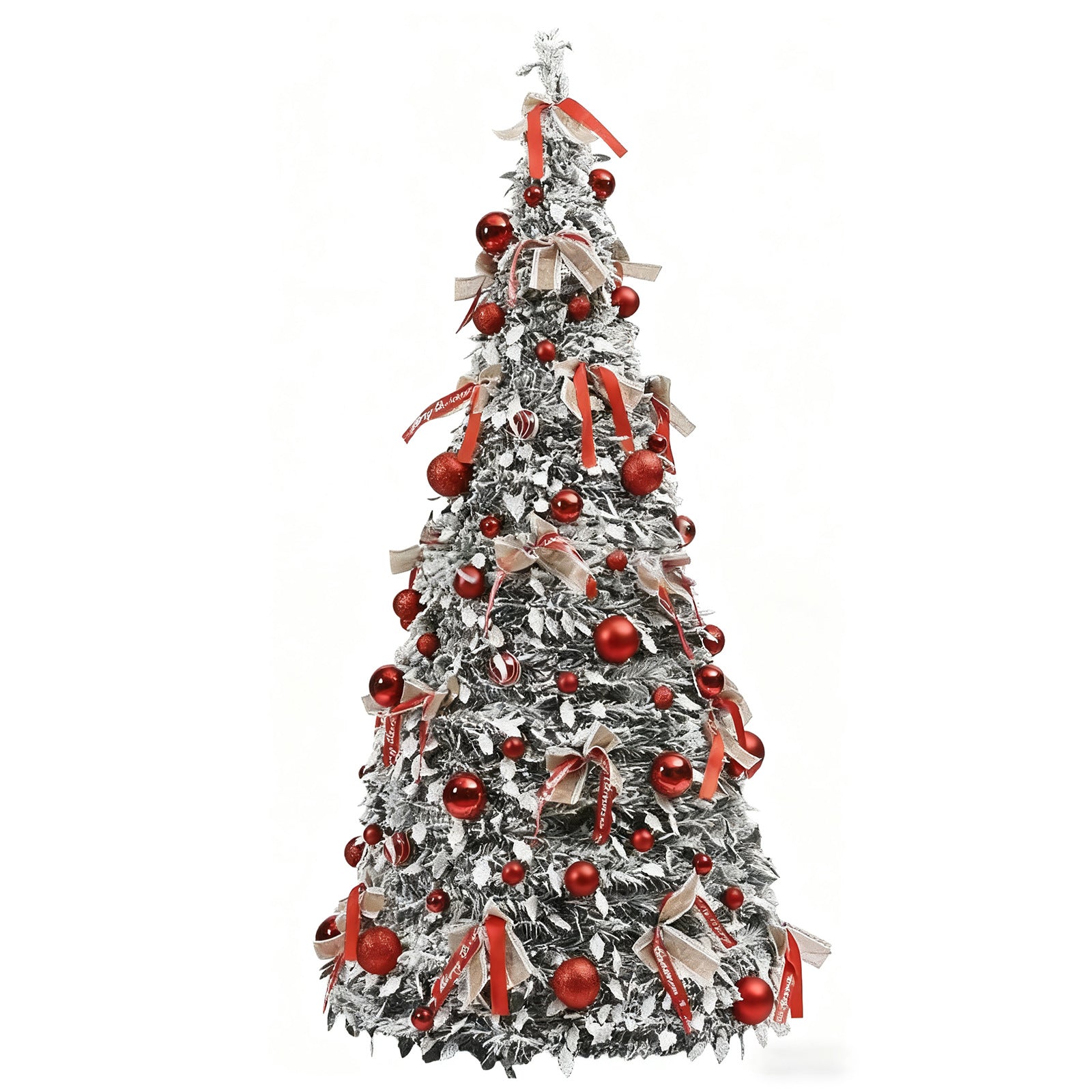 Folding Christmas tree with lights Shopping mall hotel living room decoration decoration luminous Christmas tree delivery