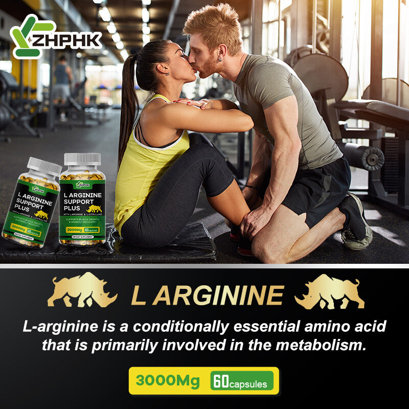 L-Arginine 3000mg Nitric Oxide,Testosterone Booster,Sperm Health, Energy Support