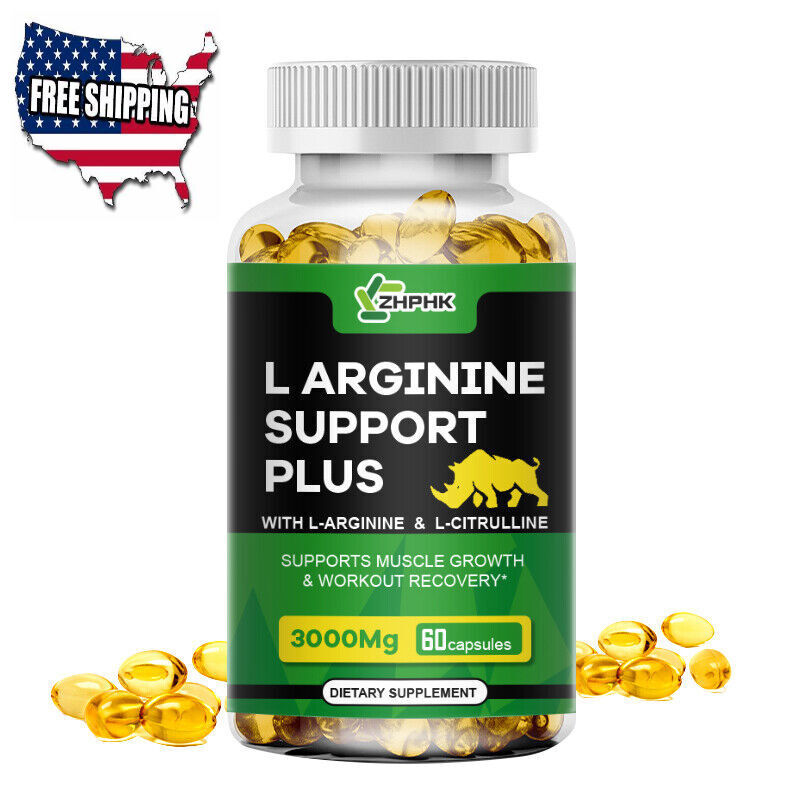 L-Arginine 3000mg Nitric Oxide,Testosterone Booster,Sperm Health, Energy Support